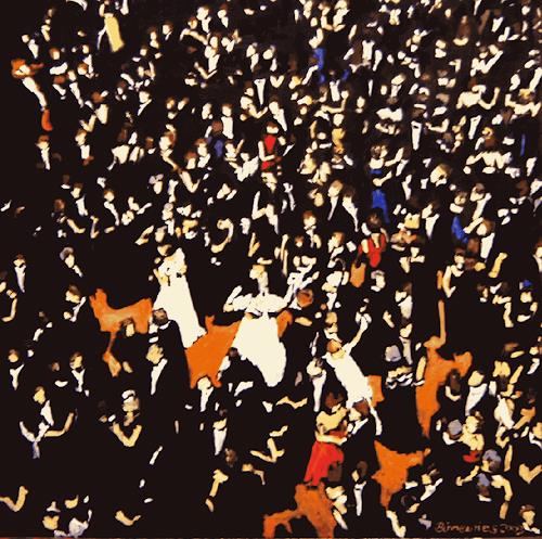 Ralf Binnewies, Opernball, Society, Contemporary Art, Abstract Expressionism
